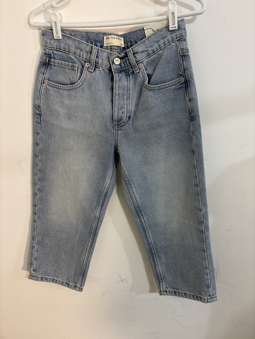 We the Free  Free People Sun City High Waist Capri Jeans size 25 New